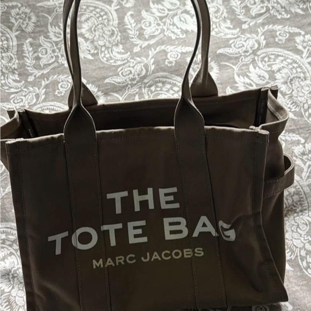 Marc Jacobs The Tote Bag - Brown Canvas large tote